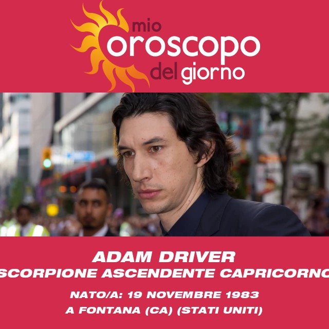 Scoprire l\'influenza dello Scorpione di Adam Driver