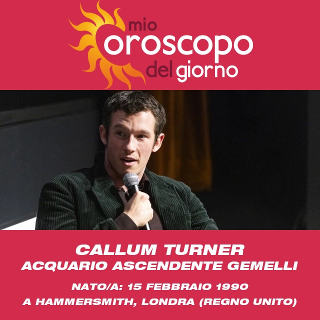 Callum Turner: L\'Influenza dell\'Acquario sulle Celebrità