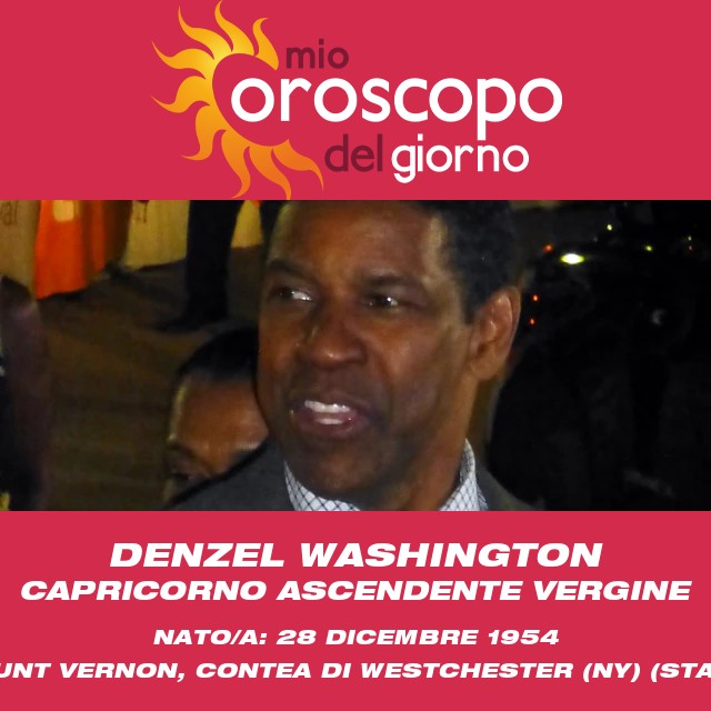 Denzel Washington: L\'Influenza Celestiale del Capricorno