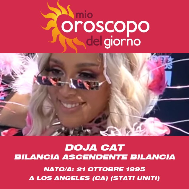 Il profilo astrologico di Doja Cat in Bilancia