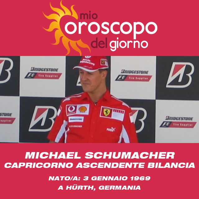 Insights sull\'astrologia del Capricorno di Michael Schumacher
Astrologia del Capricorno e Michael Schumacher: Scopri i suoi segreti zodiacali