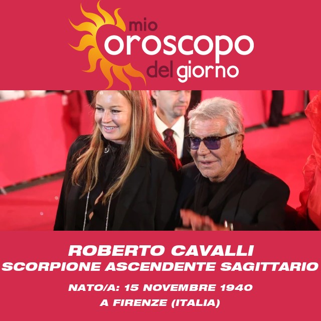 Approfondimenti Astrologici su Roberto Cavalli: Il Potere dello Scorpione