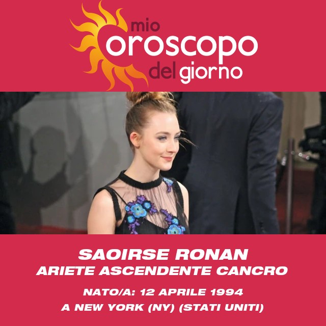 Astrologia di Saoirse Ronan: Intuizioni dell\'Ariete