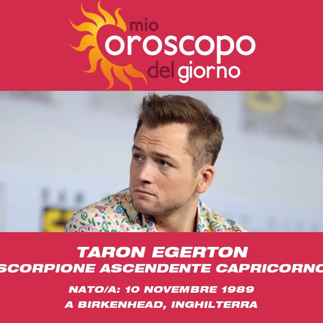 Insights sull\'astrologia dello Scorpione di Taron Egerton
Ottimizzazione: Astrologia dello Scorpione: approfondimenti su Taron Egerton