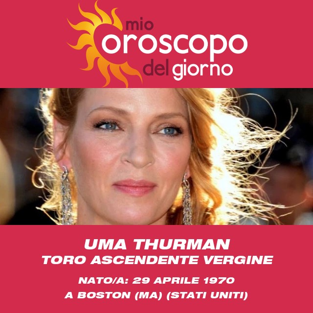 Esplorazione dell\'astrologia del Toro di Uma Thurman