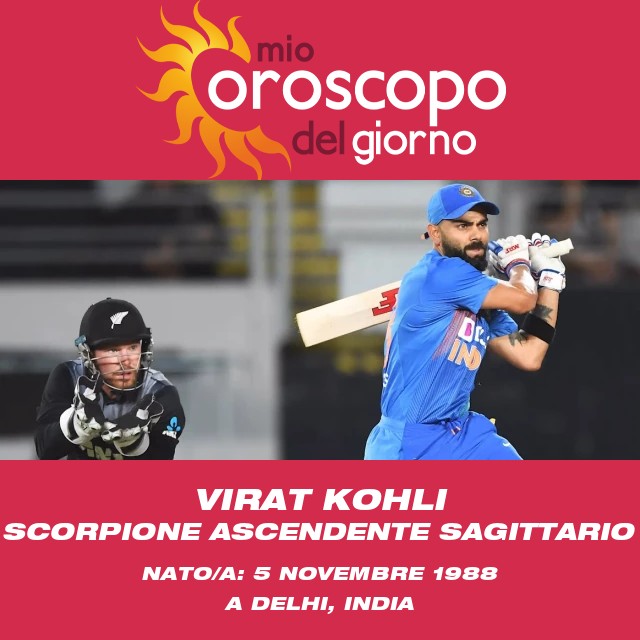 Virat Kohli e l\'Influenza Astrologica dello Scorpione