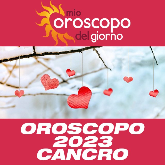 Oroscopo annuale 2023 per Cancro