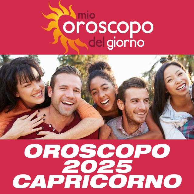 Oroscopo annuale 2025 per Capricorno