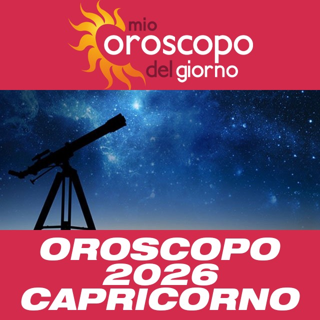 Oroscopo annuale 2026 per Capricorno