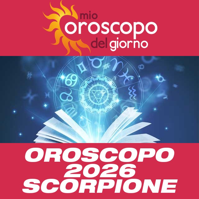 Oroscopo annuale 2026 per Scorpione
