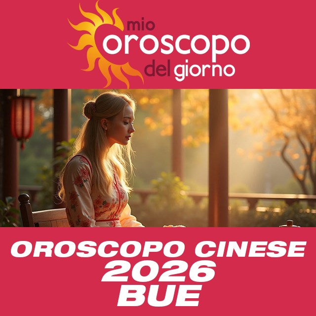 Oroscopo Cinese del Bue 2026