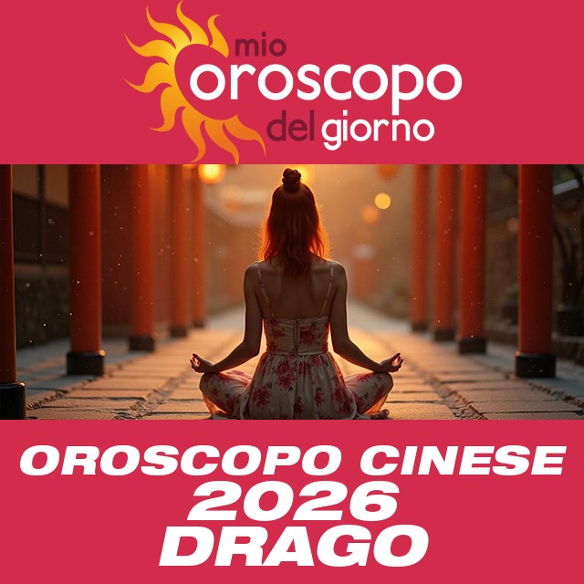 Oroscopo Cinese del Drago 2026