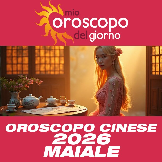 Oroscopo Cinese del Maiale 2026