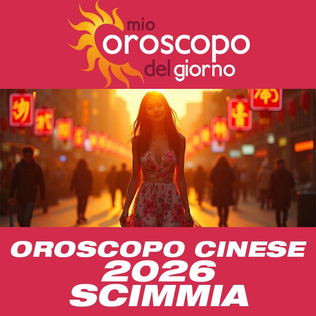 Oroscopo Cinese della Scimmia 2026