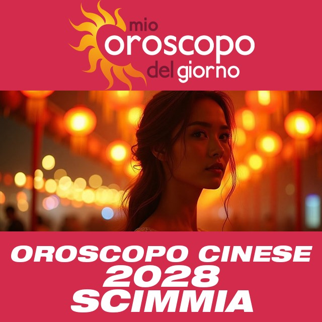 Oroscopo Cinese della Scimmia 2028