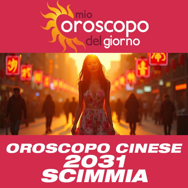 Oroscopo Cinese della Scimmia 2031