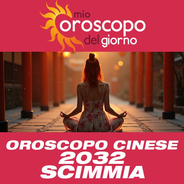 Oroscopo Cinese della Scimmia 2032