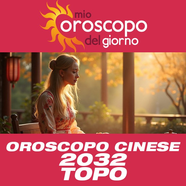 Oroscopo Cinese del Topo 2032