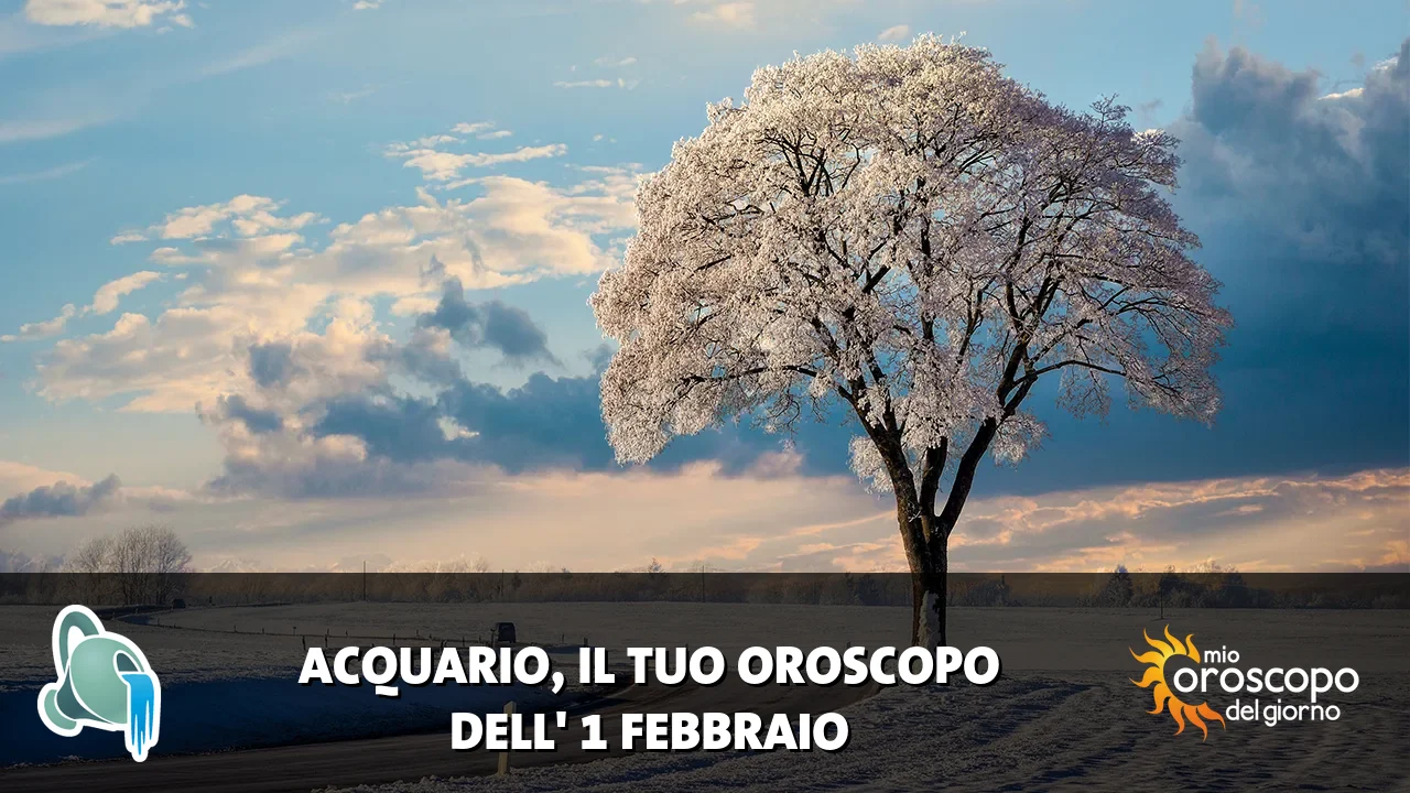 Oroscopo dell'Acquario du domenica 1 febbraio 2026