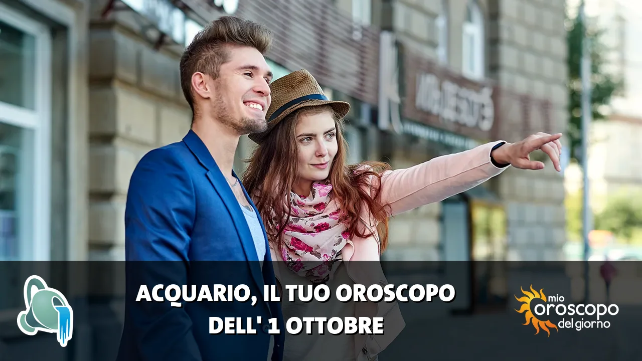 Oroscopo dell'Acquario du giovedì 1 ottobre 2026