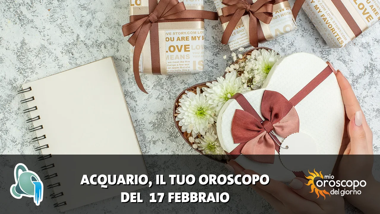 Oroscopo dell'Acquario du martedì 17 febbraio 2026