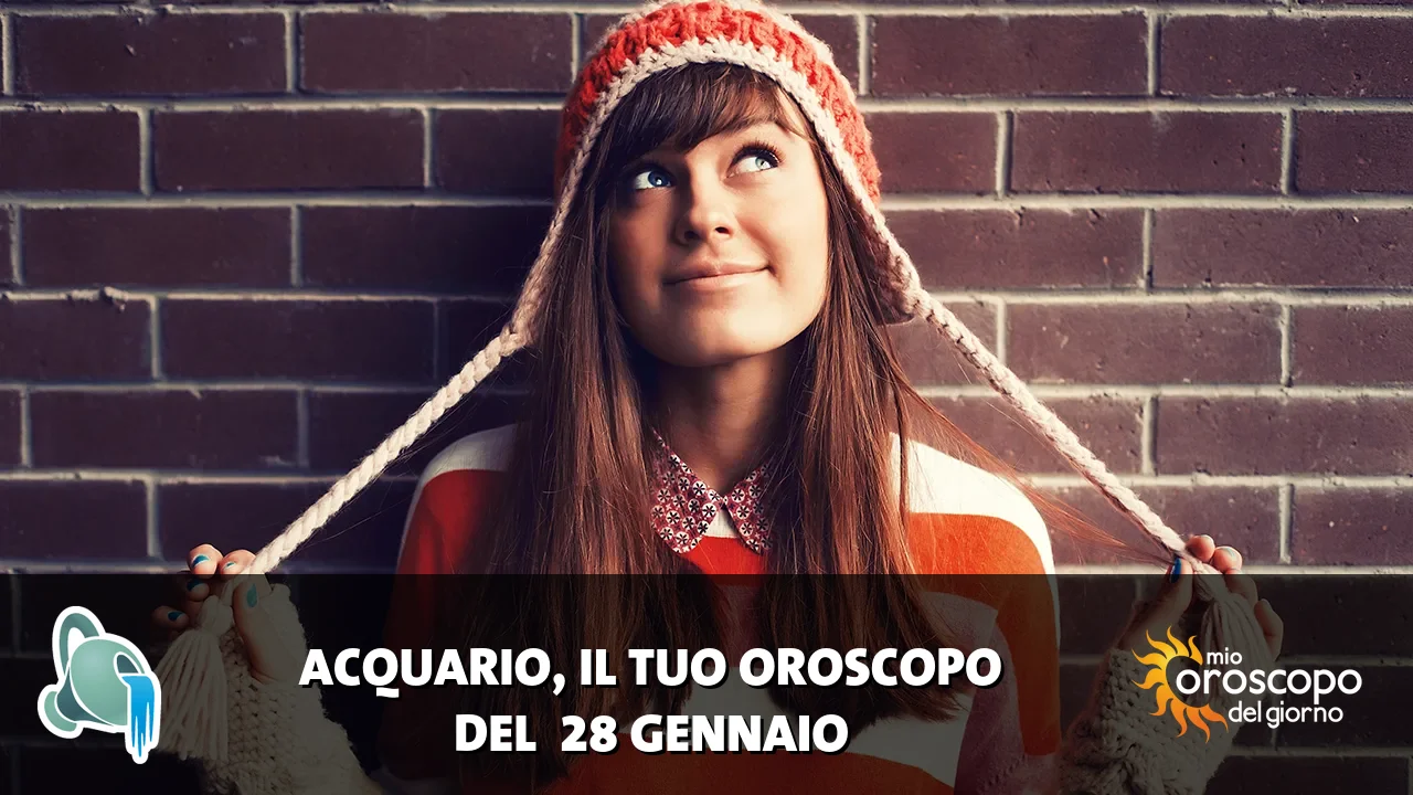 Oroscopo dell'Acquario du mercoledì 28 gennaio 2026