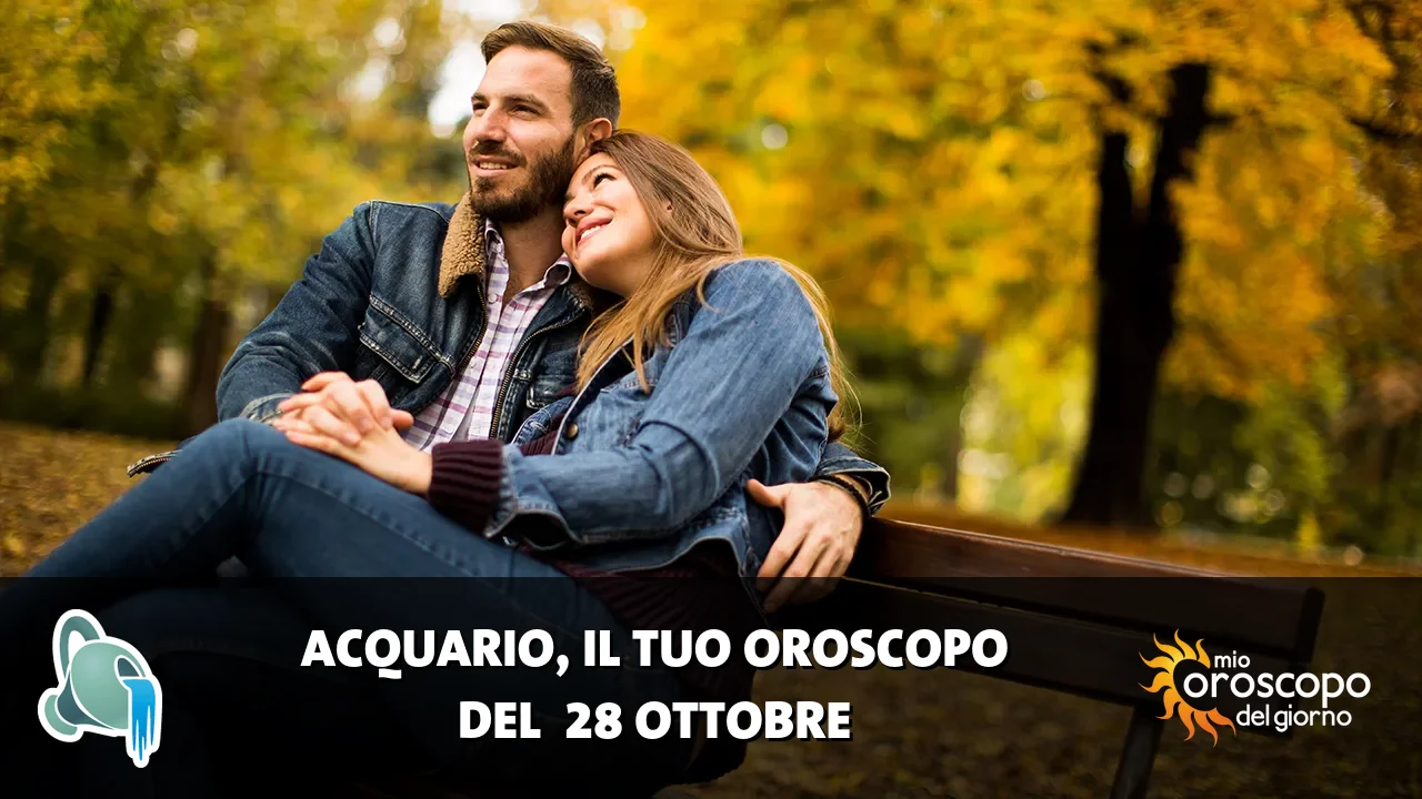 Oroscopo dell'Acquario du mercoledì 28 ottobre 2026