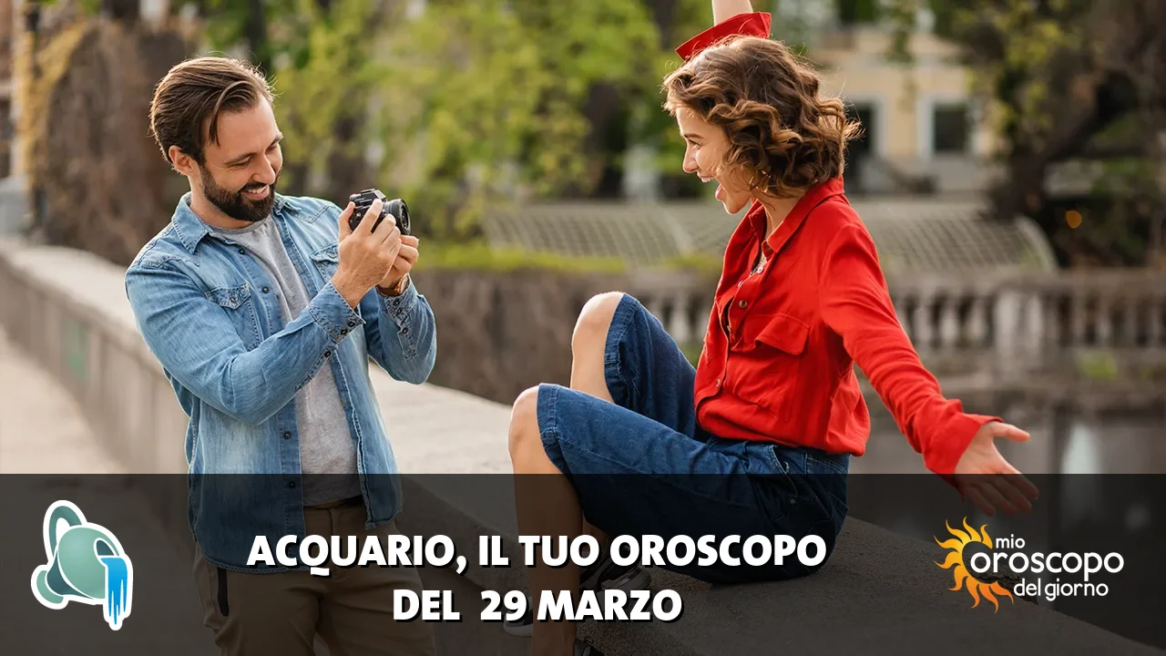 Oroscopo dell'Acquario du domenica 29 marzo 2026