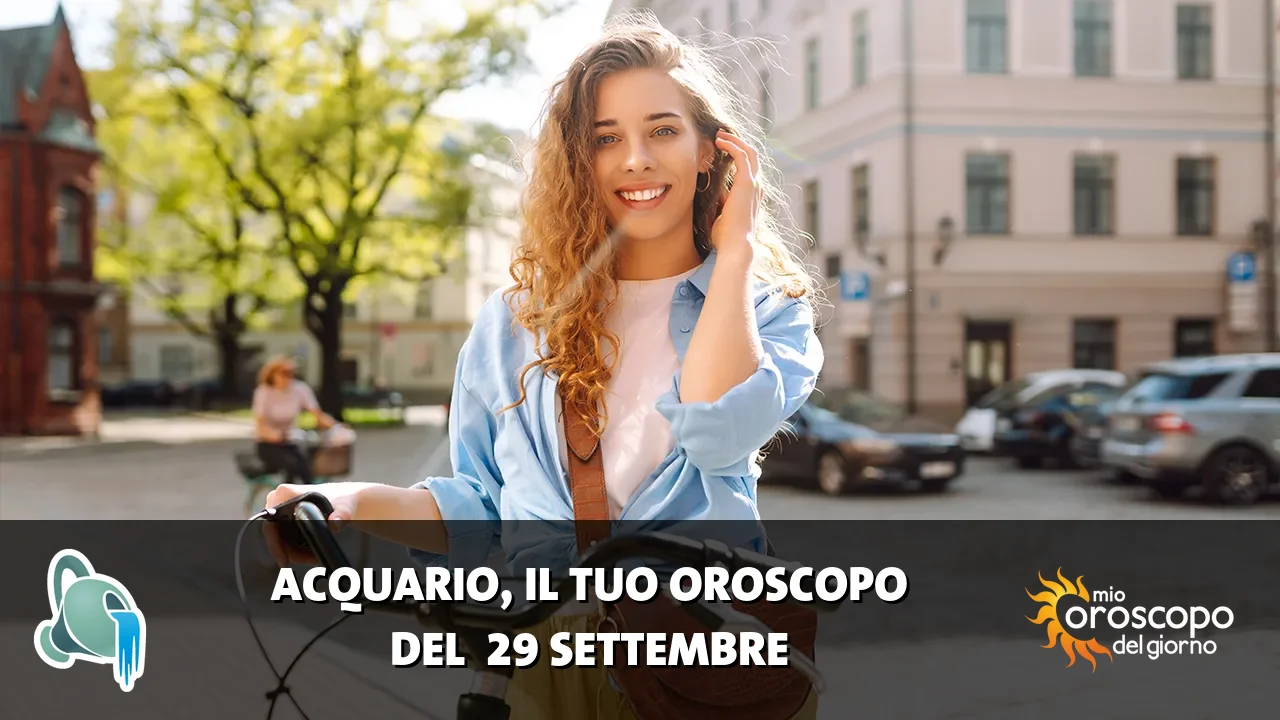Oroscopo dell'Acquario du martedì 29 settembre 2026
