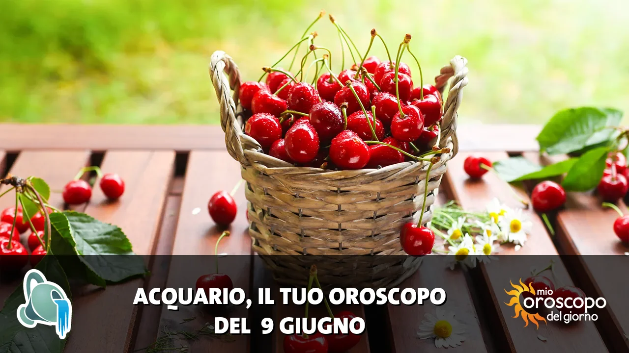 Oroscopo dell'Acquario du martedì 9 giugno 2026