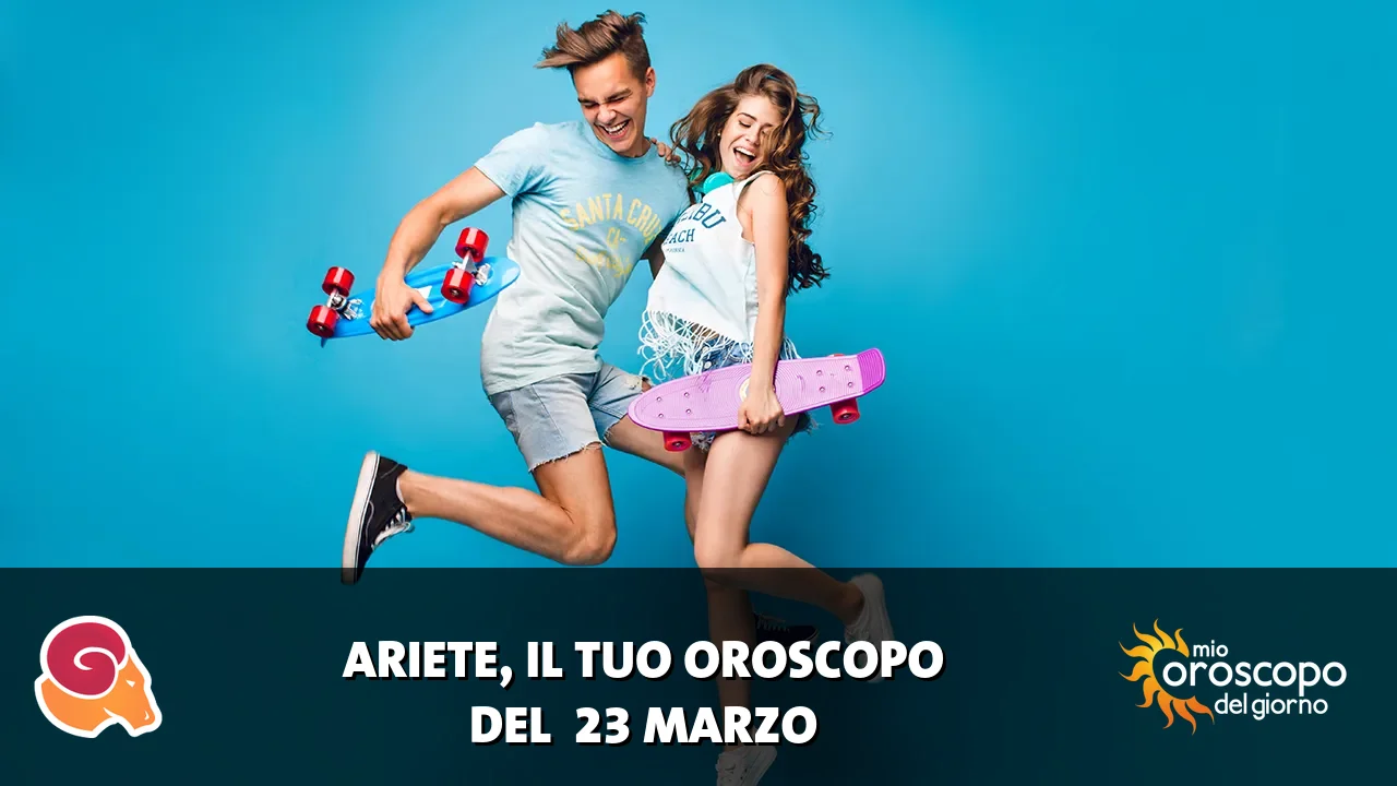 Oroscopo dell'Ariete du lunedì 23 marzo 2026