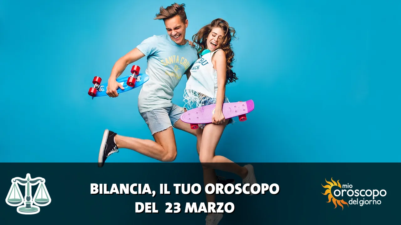 Oroscopo della Bilancia du lunedì 23 marzo 2026