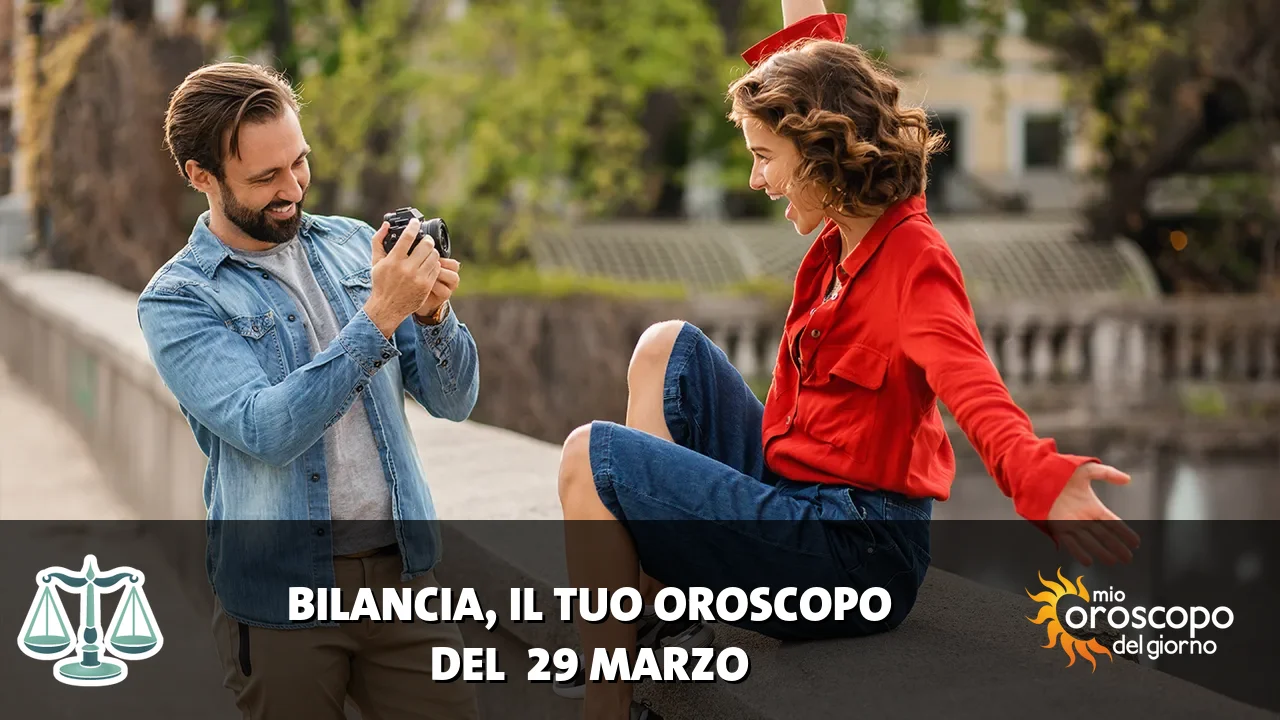Oroscopo della Bilancia du domenica 29 marzo 2026