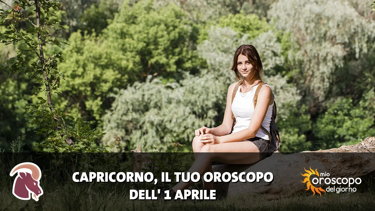 Oroscopo del Capricorno du mercoledì 1 aprile 2026
