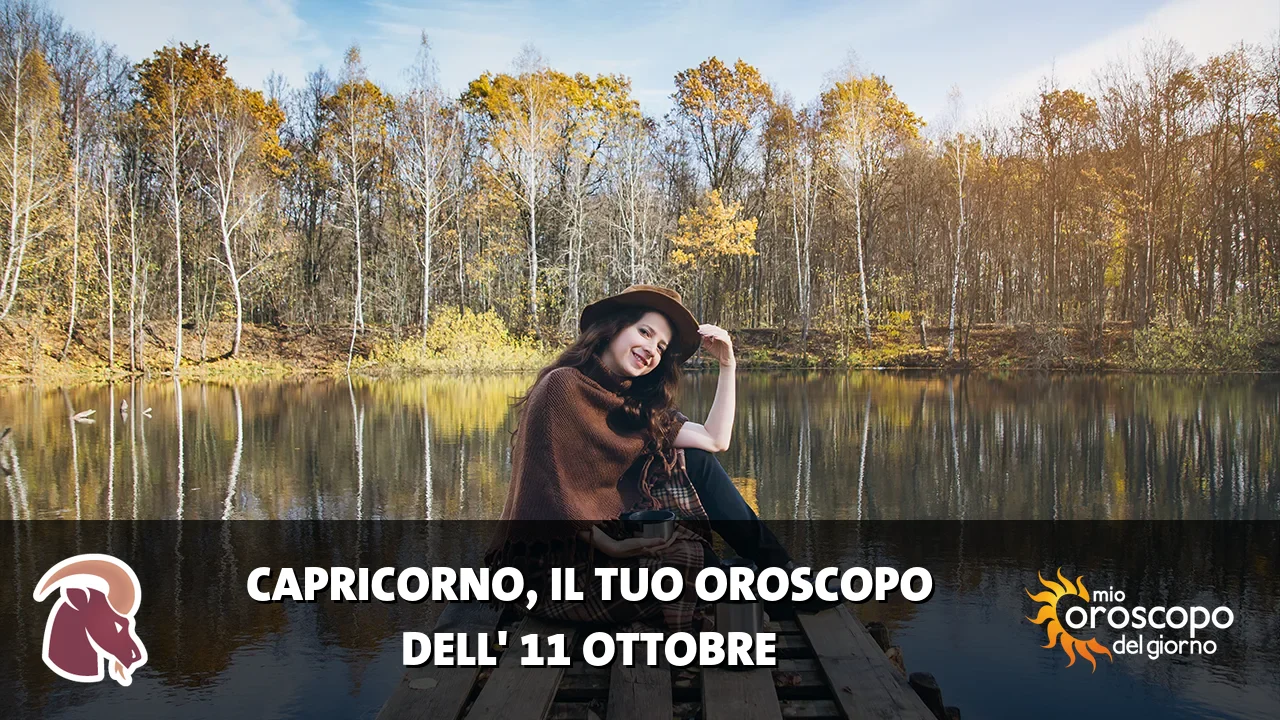 Oroscopo del Capricorno du domenica 11 ottobre 2026