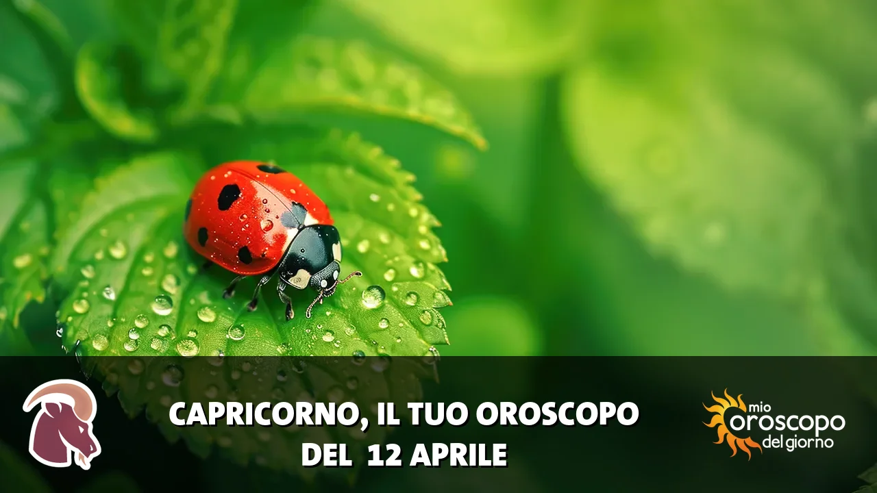 Oroscopo del Capricorno du domenica 12 aprile 2026