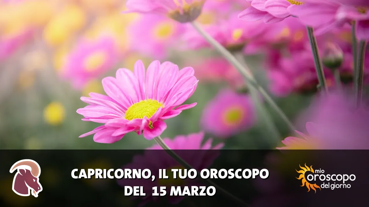 Oroscopo del Capricorno du domenica 15 marzo 2026