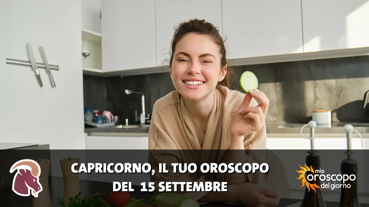 Oroscopo del Capricorno du martedì 15 settembre 2026
