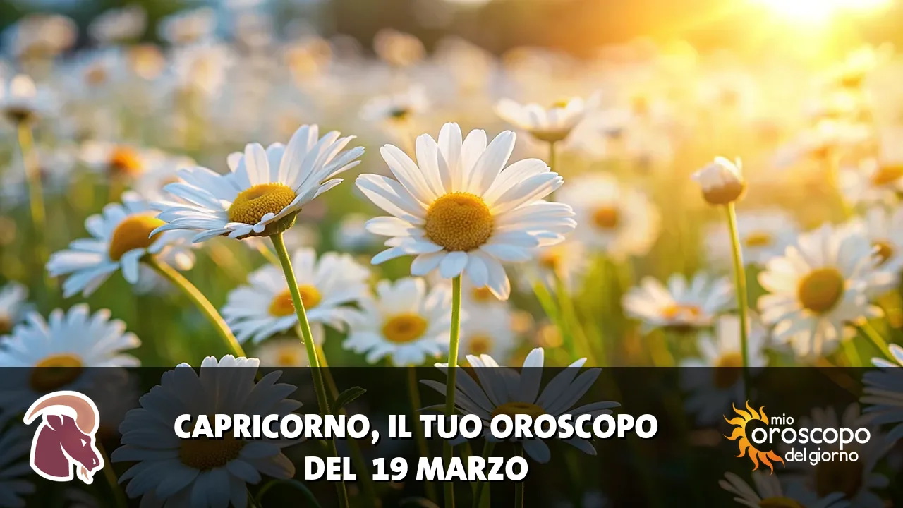 Oroscopo del Capricorno du giovedì 19 marzo 2026