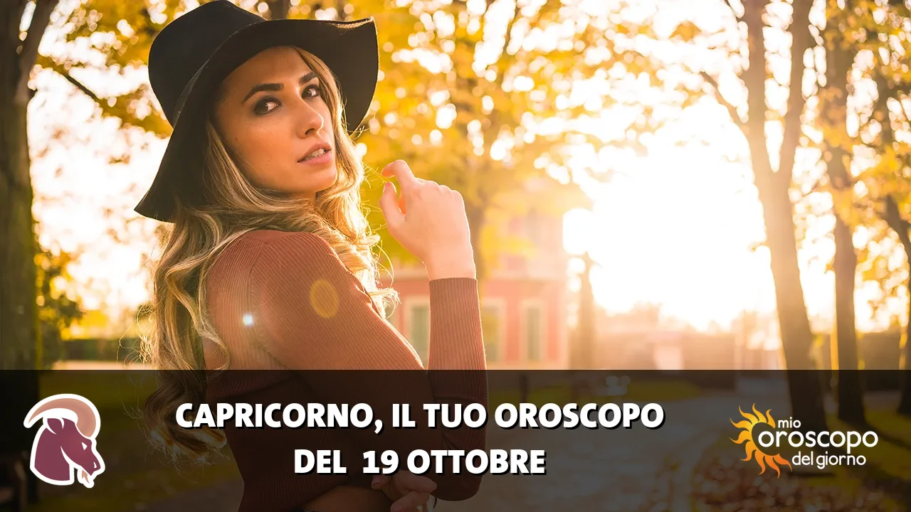 Oroscopo del Capricorno du lunedì 19 ottobre 2026