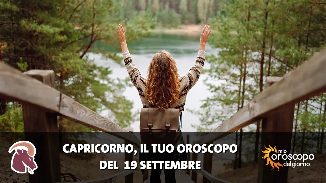 Oroscopo del Capricorno du sabato 19 settembre 2026