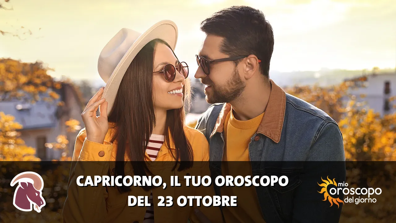Oroscopo del Capricorno du venerdì 23 ottobre 2026