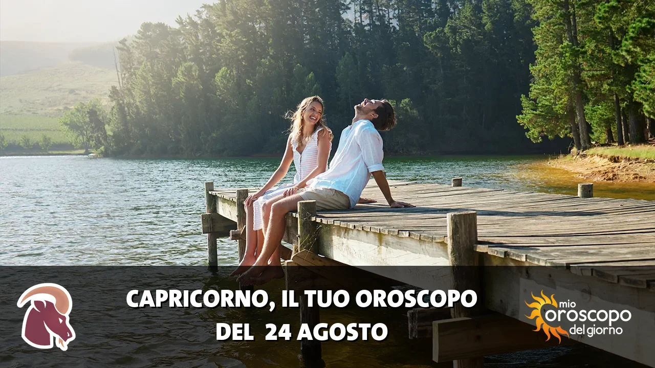 Oroscopo del Capricorno du lunedì 24 agosto 2026