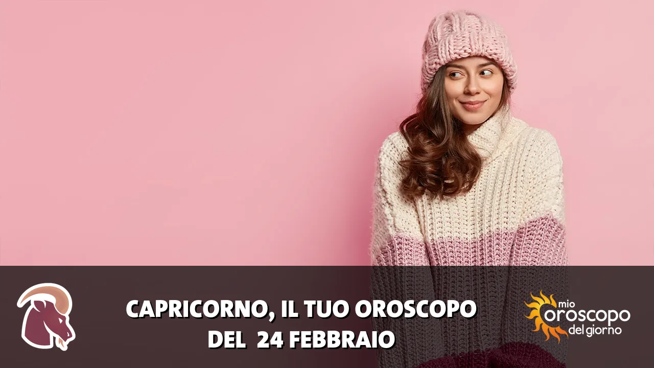 Oroscopo del Capricorno du martedì 24 febbraio 2026