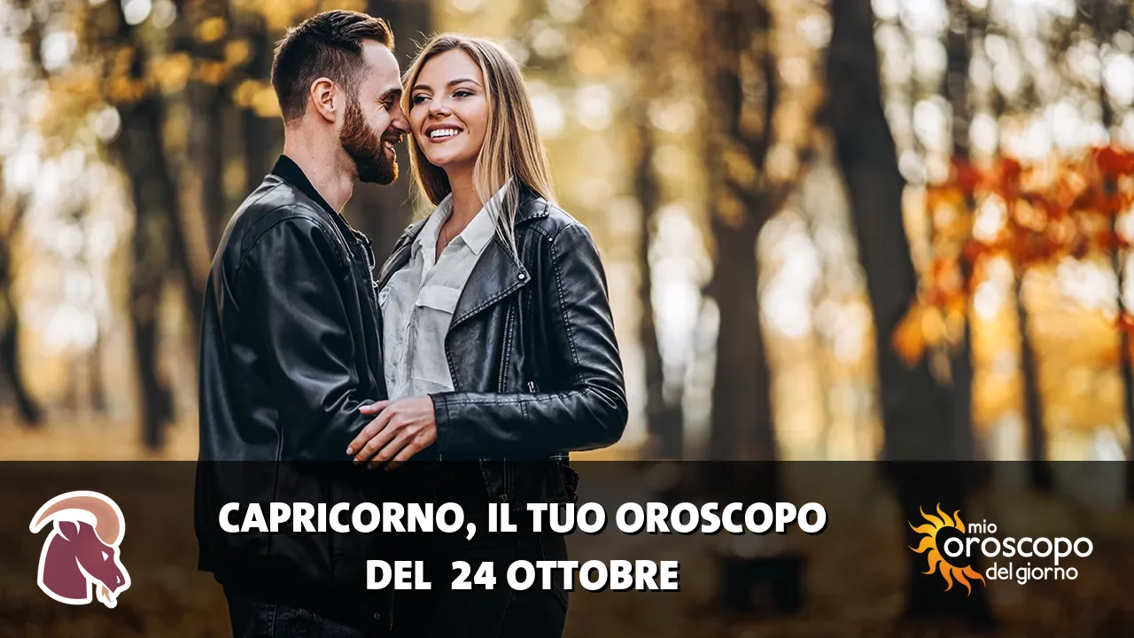Oroscopo del Capricorno du sabato 24 ottobre 2026