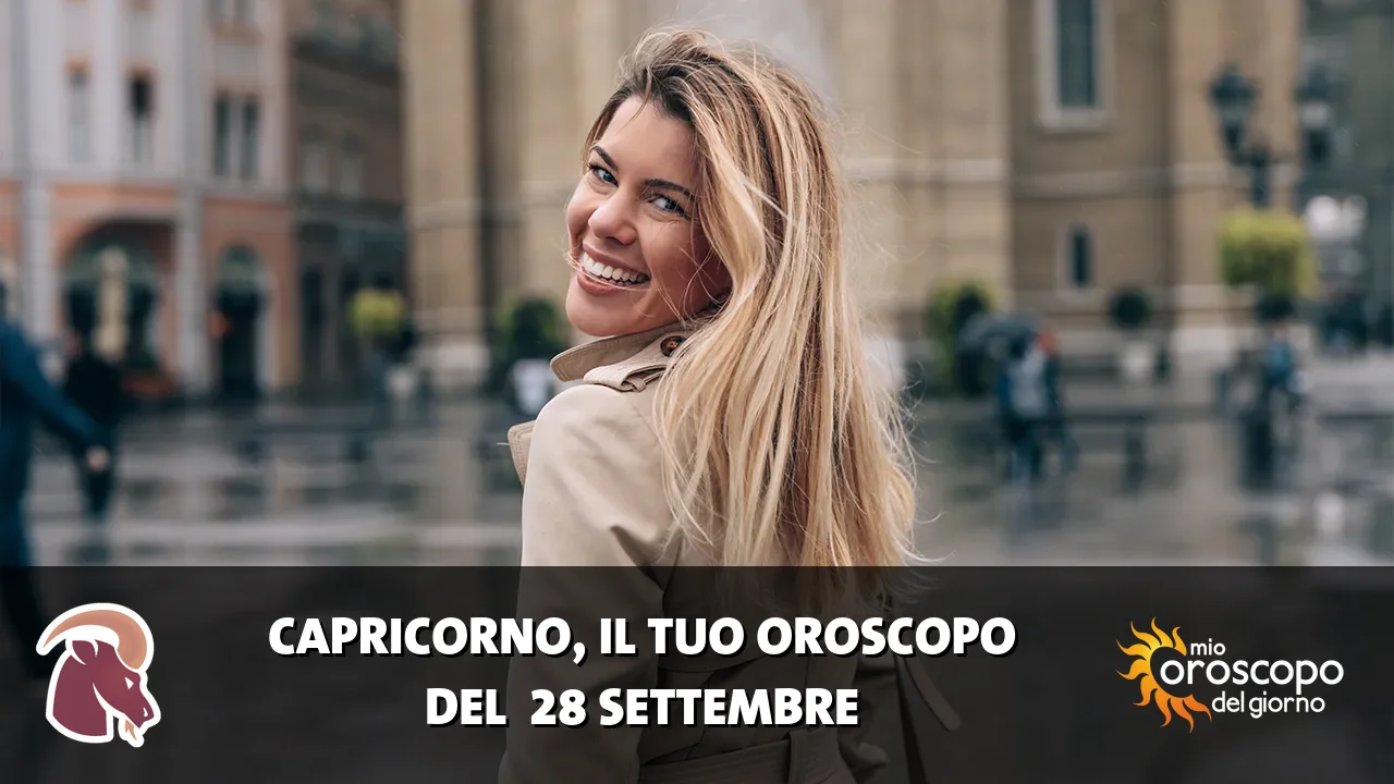 Oroscopo del Capricorno du lunedì 28 settembre 2026