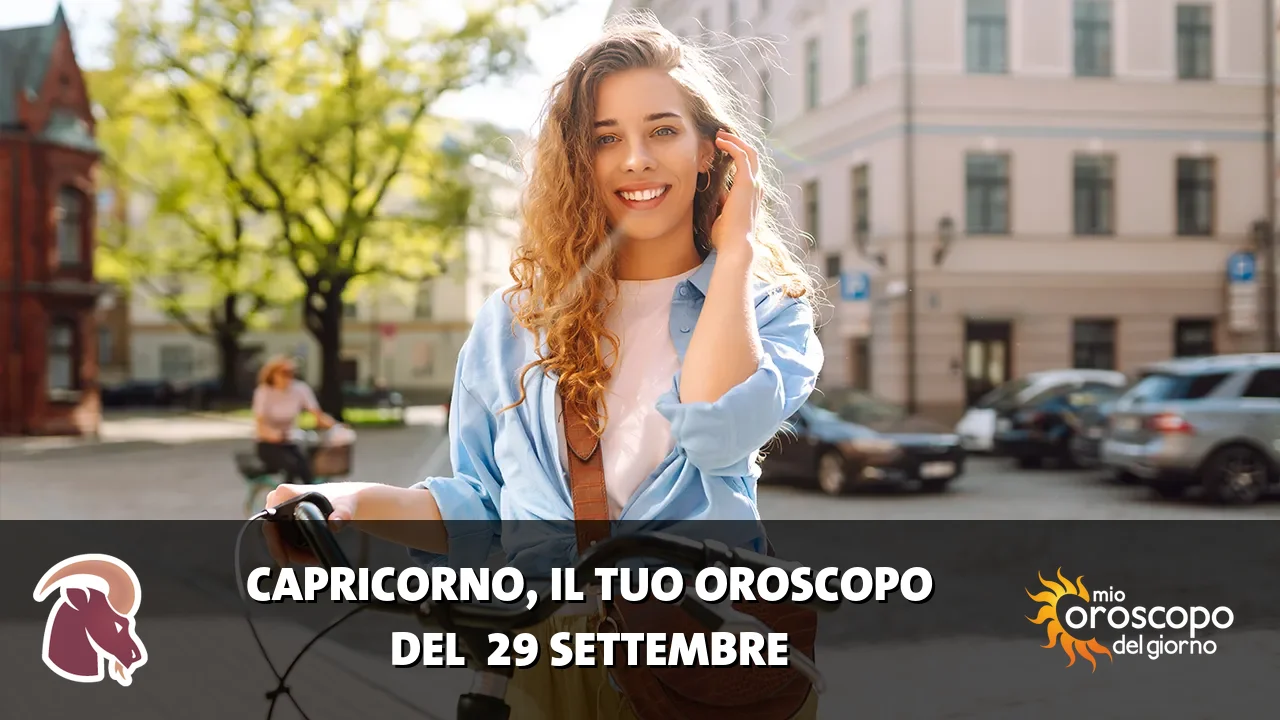 Oroscopo del Capricorno du martedì 29 settembre 2026