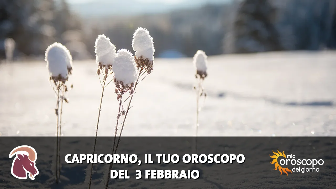 Oroscopo del Capricorno du martedì 3 febbraio 2026