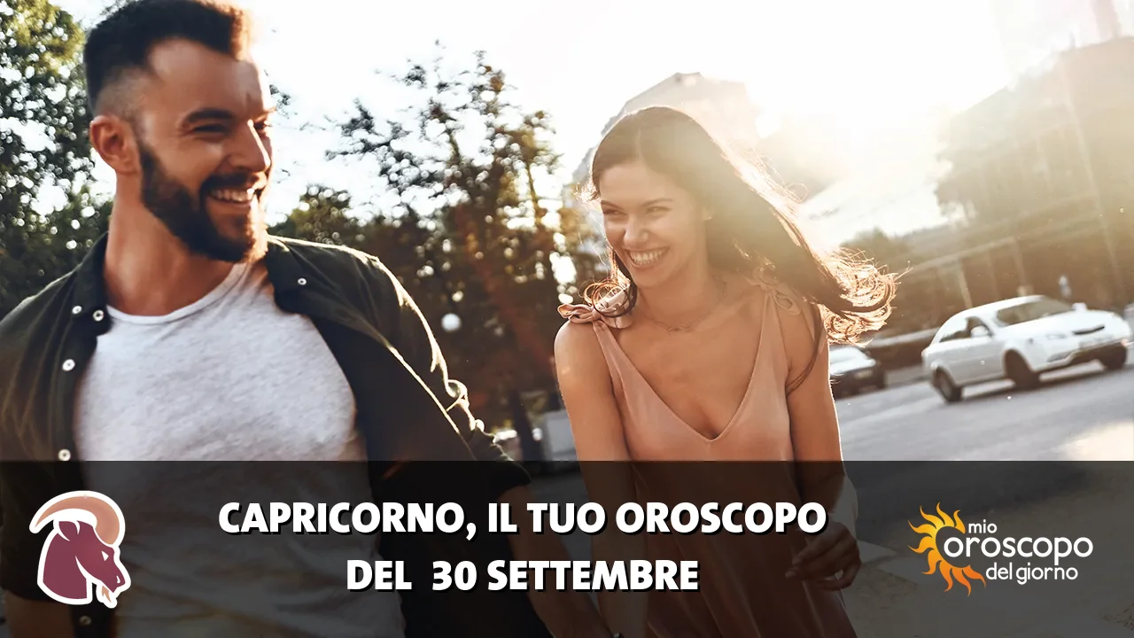 Oroscopo del Capricorno du mercoledì 30 settembre 2026