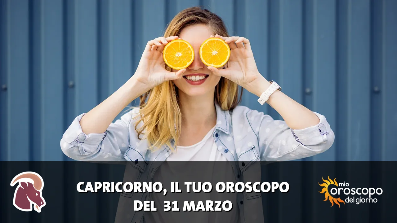Oroscopo del Capricorno du martedì 31 marzo 2026
